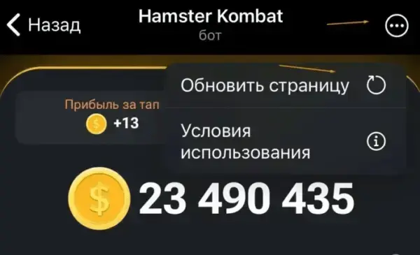 Как собрать комбо карты и начать игру в Hamster Kombat